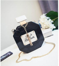 Load image into Gallery viewer, Perfume Bottle Leather Chain Clutch - SexyBling