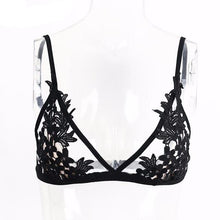 Load image into Gallery viewer, Intimate Transparent Mesh Fringe Bra - SexyBling