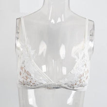 Load image into Gallery viewer, Intimate Transparent Mesh Fringe Bra - SexyBling