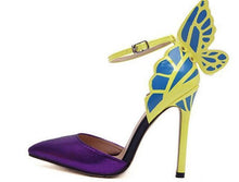 Load image into Gallery viewer, Butterfly Thin Heel Pumps - SexyBling