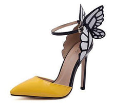 Load image into Gallery viewer, Butterfly Thin Heel Pumps - SexyBling