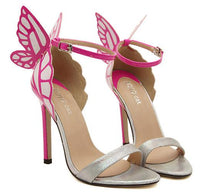 Load image into Gallery viewer, Butterfly Thin Heel Pumps - SexyBling