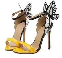Load image into Gallery viewer, Butterfly Thin Heel Pumps - SexyBling