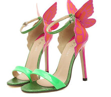 Load image into Gallery viewer, Butterfly Thin Heel Pumps - SexyBling