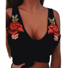 Load image into Gallery viewer, Tropical Party Embroided Tank top - SexyBling