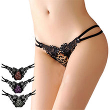 Load image into Gallery viewer, Exotic Leopard T-Back Panties - SexyBling