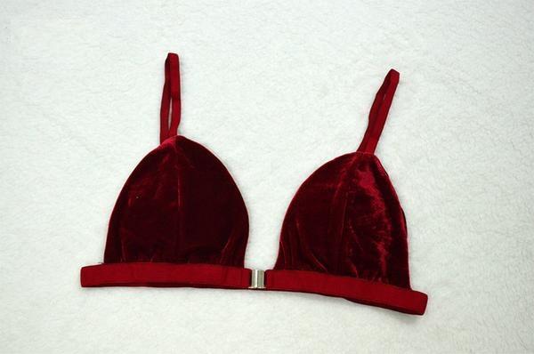 Feisty Velvet lingerie Bra - SexyBling