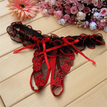 Load image into Gallery viewer, Low Waist Lace Thong Panties - SexyBling