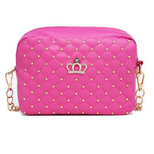 Load image into Gallery viewer, High Quality PU Leather Rivet Chain Shoulder Bag - SexyBling