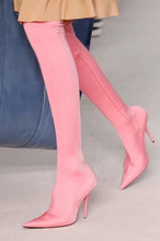 Load image into Gallery viewer, Classy Over the Knee Pointed Thin Boots - SexyBling