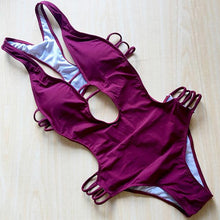 Load image into Gallery viewer, Sexy Trikini Bandage Floral Bikini - SexyBling