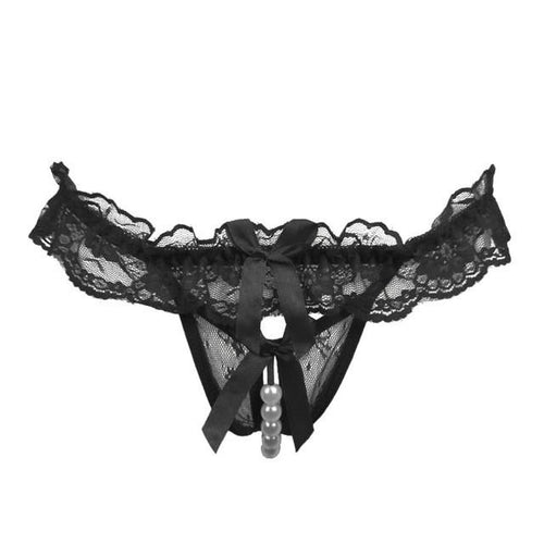 Exotic Bandage Pearl Lingerie Panties - SexyBling