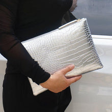 Load image into Gallery viewer, Cute Crocodile Evening Clutch