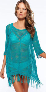 Sexy Beach Lace Swimsuit Cover up - SexyBling