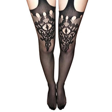 Load image into Gallery viewer, Sexy Slim Net Lace Embroided Stockings - SexyBling