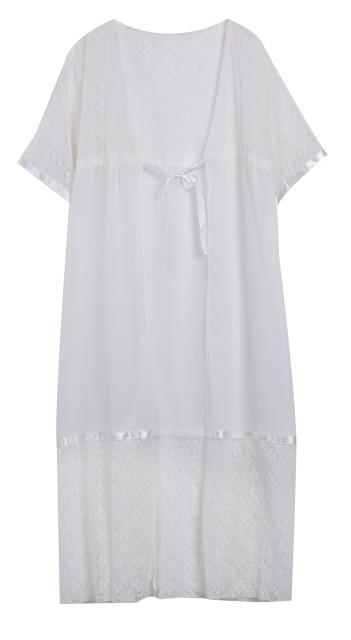 Hot Chiffon Lace Bikini Cover Up - SexyBling