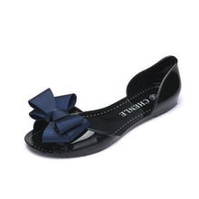 Load image into Gallery viewer, Sexy Open Bow Toe Women Flat Sandals - SexyBling