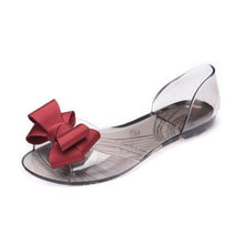 Load image into Gallery viewer, Sexy Open Bow Toe Women Flat Sandals - SexyBling