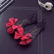 Load image into Gallery viewer, Sexy Open Bow Toe Women Flat Sandals - SexyBling