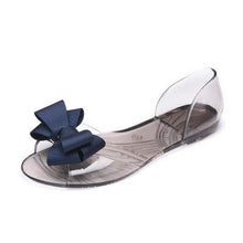 Load image into Gallery viewer, Sexy Open Bow Toe Women Flat Sandals - SexyBling