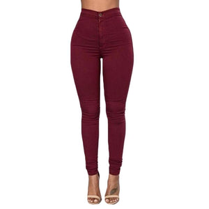 Hot High Waisted Candy Color Jeans - SexyBling