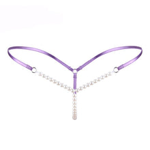Load image into Gallery viewer, Lustful Pearl Massage G-String - SexyBling
