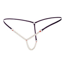 Load image into Gallery viewer, Lustful Pearl Massage G-String - SexyBling
