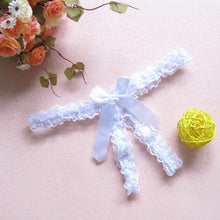 Load image into Gallery viewer, Hot Floral Lace Bow Thong - SexyBling