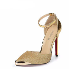 Load image into Gallery viewer, Elegant Glitter Ankle Pump - SexyBling