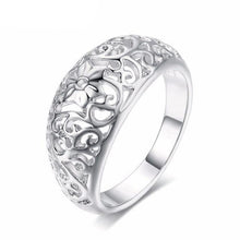 Load image into Gallery viewer, Rose Gold Flower Hollowing Ring - SexyBling