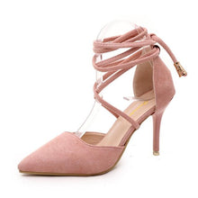 Load image into Gallery viewer, Cross Tied Gladiator Pumps - SexyBling