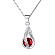 Load image into Gallery viewer, Maxi Crystal Tear-drop Necklace - SexyBling