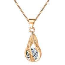 Load image into Gallery viewer, Maxi Crystal Tear-drop Necklace - SexyBling