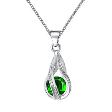 Load image into Gallery viewer, Maxi Crystal Tear-drop Necklace - SexyBling