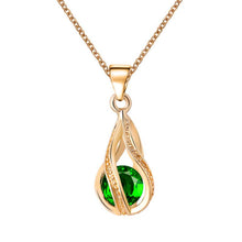 Load image into Gallery viewer, Maxi Crystal Tear-drop Necklace - SexyBling