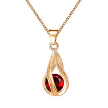 Load image into Gallery viewer, Maxi Crystal Tear-drop Necklace - SexyBling