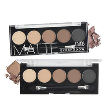 Load image into Gallery viewer, 5 Color Matte Eye-shadow Palette - SexyBling