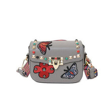 Load image into Gallery viewer, Flower Designer Leather Crossbody Clutch - SexyBling