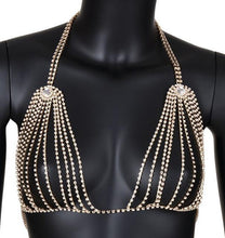 Load image into Gallery viewer, Exotic Rhinestone Bling Bra - SexyBling