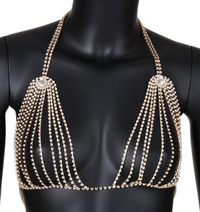 Exotic Rhinestone Bling Bra - SexyBling