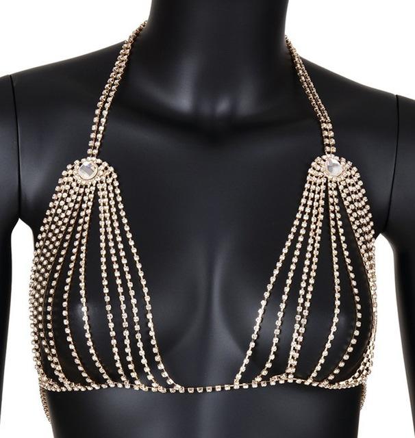 Exotic Rhinestone Bling Bra - SexyBling