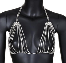 Load image into Gallery viewer, Exotic Rhinestone Bling Bra - SexyBling