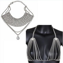 Load image into Gallery viewer, Exotic Rhinestone Bling Bra - SexyBling