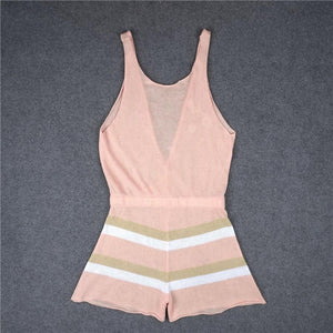 Sexy Low Cut Romper - SexyBling