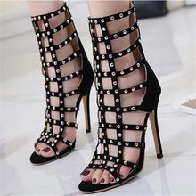 Load image into Gallery viewer, Laced Up Bandage Pumps - SexyBling