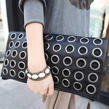 Load image into Gallery viewer, Retro Rivet Tote Hollow Clutch - SexyBling