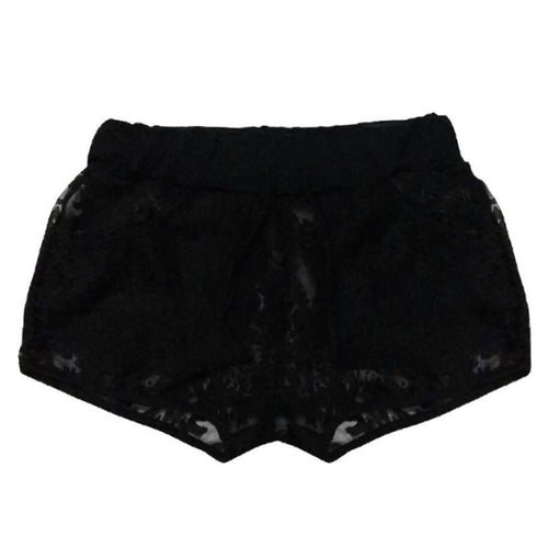 Sexy Drawstring Hollow Out Panty Shorts - SexyBling