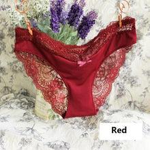 Load image into Gallery viewer, Kinky Knickers Bow Lace Thong - SexyBling