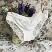 Load image into Gallery viewer, Kinky Knickers Bow Lace Thong - SexyBling