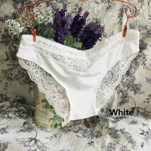 Kinky Knickers Bow Lace Thong - SexyBling
